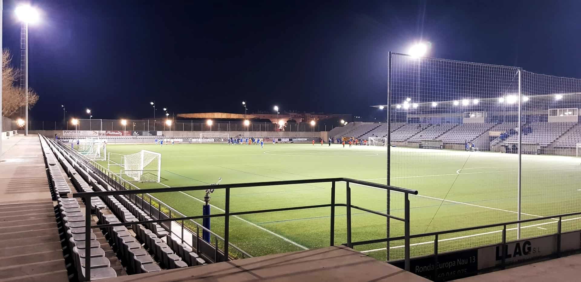 Instalación Iluminacion LED para campos de futbol - Vilanova i la Geltru