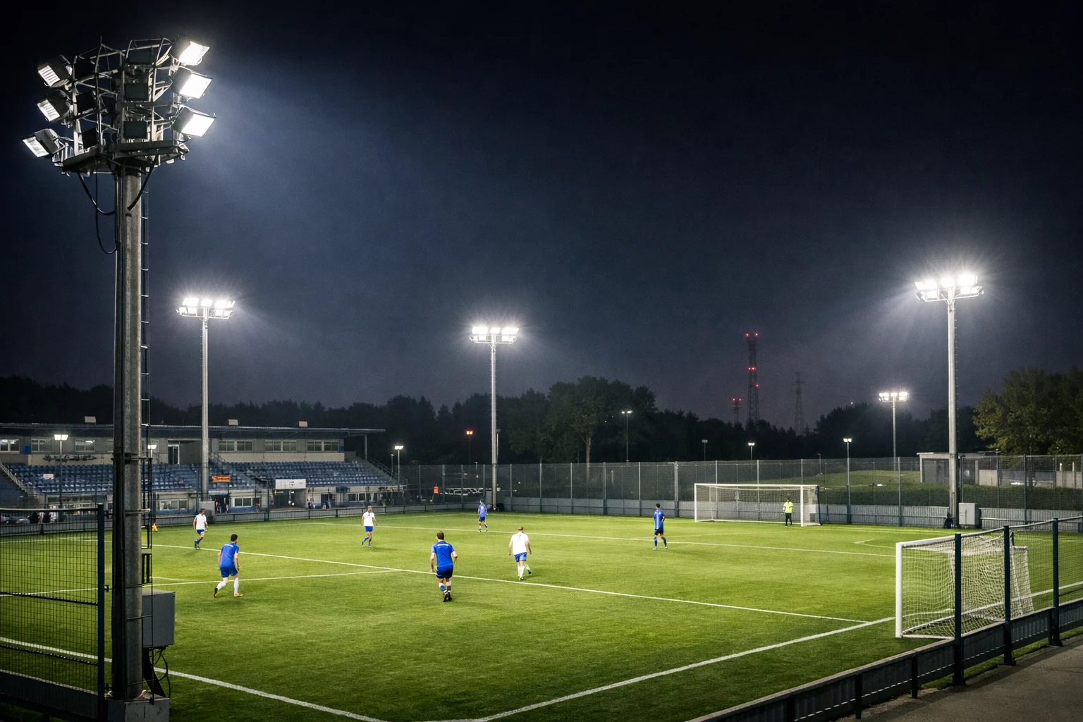 Iluminación LED para campos de fútbol | Mantener la eficiencia